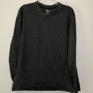 KUHL Wild Fiber Gray Long Sleeve Organic Cotton Shirt Large